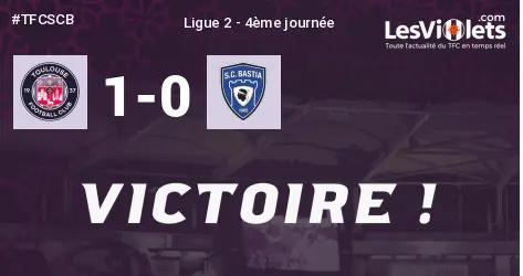 Live : Le TFC bat Bastia, 1-0 !