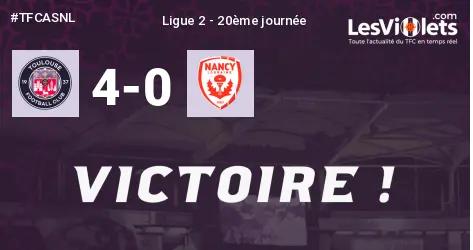 TFC 4-0 Nancy : Quelle note pour ce match ?