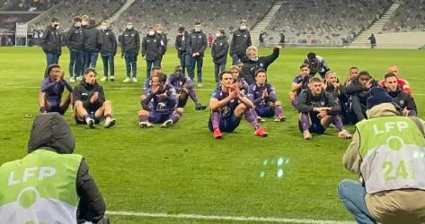 VIDÉO - La joie des joueurs du TFC après le 4-0 contre Nancy