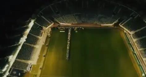 En vidéo : Quand les sapeurs-pompiers illuminent le Stadium pour le Téléthon