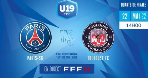 VIDÉO - Revivez PSG - TFC, quart de finale U19