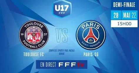 VIDÉO - Revivez TFC - PSG, demi-finale du championnat U17, en direct ici !