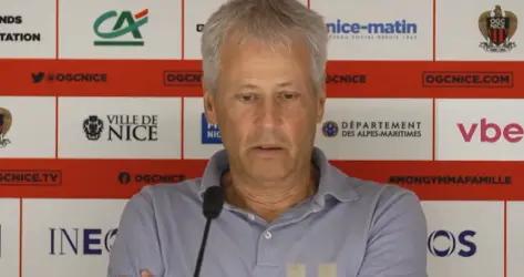 Lucien Favre (OGCN) : "Il faut reconnaître aussi les qualités de l’adversaire"