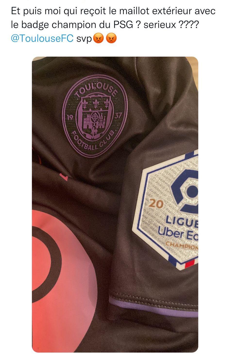 maillot TFC badge PSG