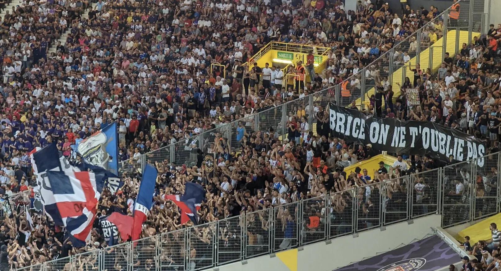 Brice, James, le bel hommage de la part des supporters toulousains et parisiens