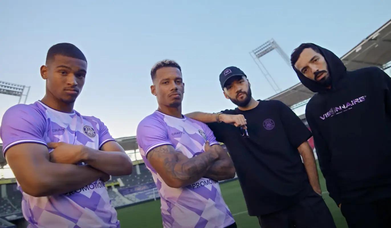 VIDÉO - TFC x Visionnaire : voici le nouveau maillot “third” avec Bigflo & Oli