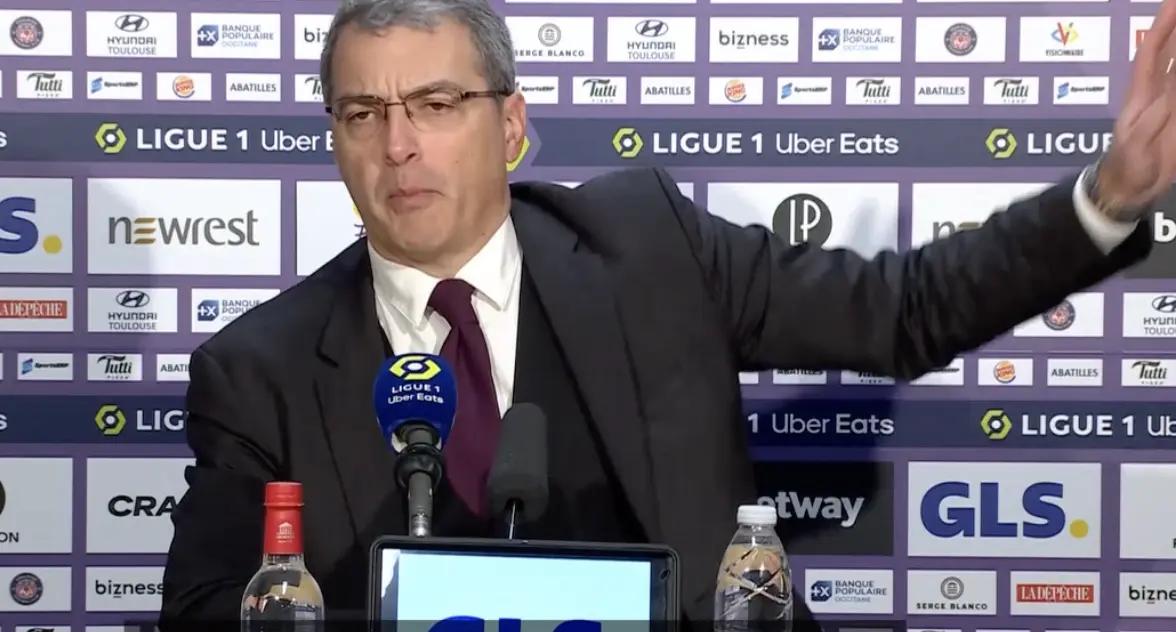 VIDÉO - La colère de Damien Comolli : “Les arbitres et le foot français ont tout faux”