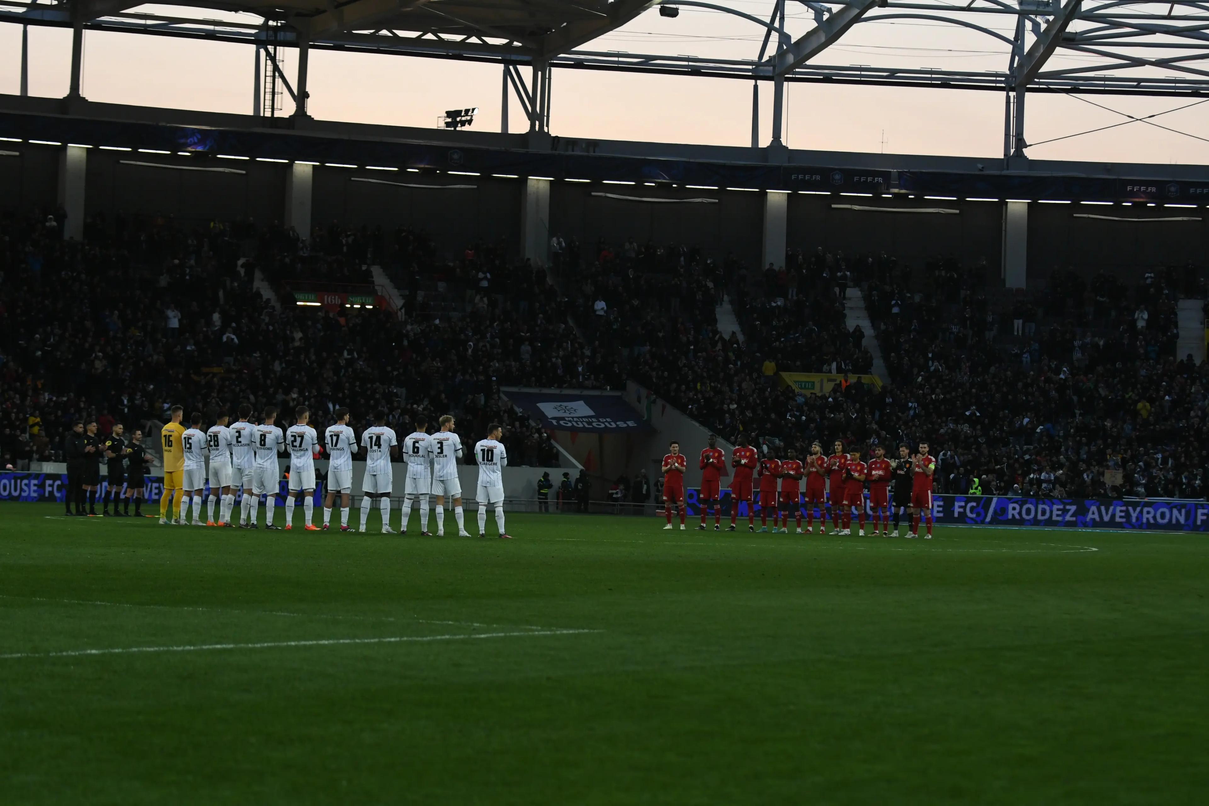 TFC - Rodez / hommage / Stadium