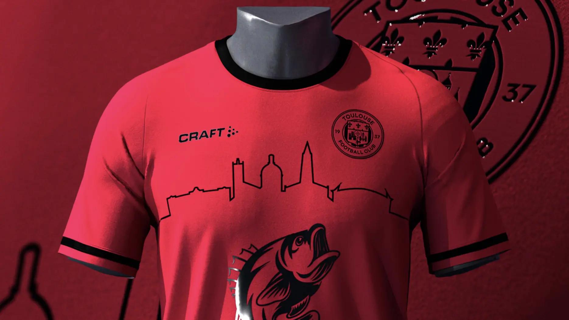 Le quatrième maillot du TFC en mode “Stade Toulousain” était bien un poisson d’avril