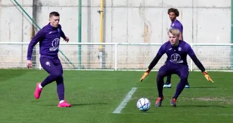 Les photos de l'entraînement de jeudi