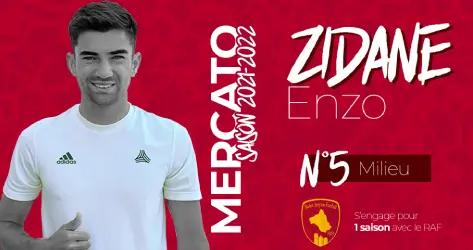 Proposé au TFC, Enzo Zidane s'engage avec le RAF