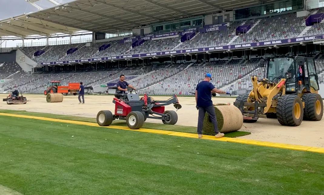 Pelouse du Stadium : travaux d’été ou changement total ?