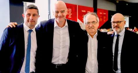 Guingamp - TFC : Gianni Infantino est arrivé au Roudourou