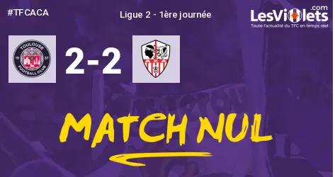 Live : Le TFC accroché par l'AC Ajaccio, 2-2 !